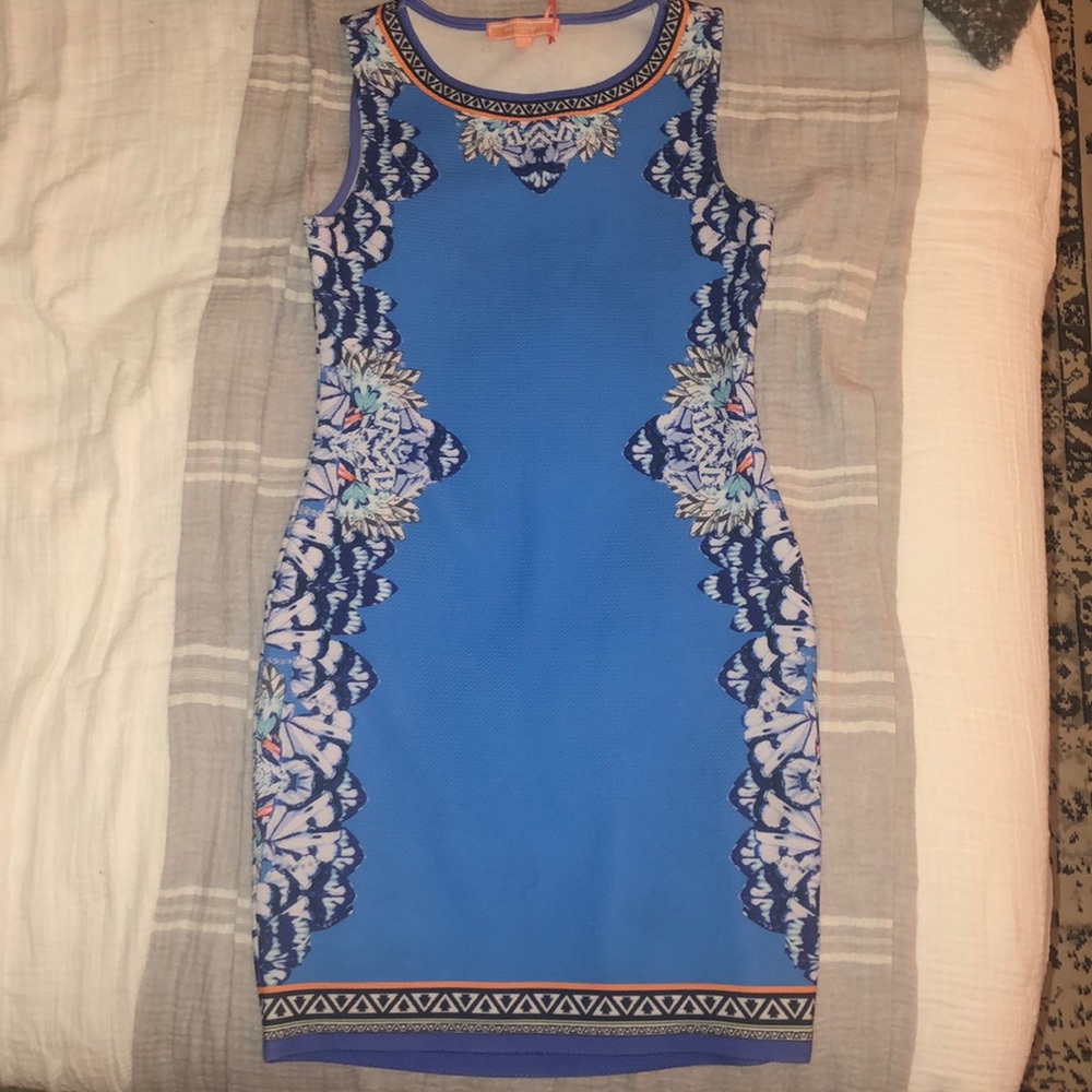 Blue Bodycon Dress